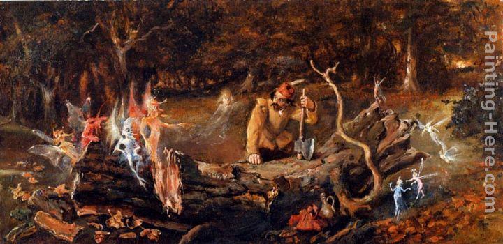 John Anster Fitzgerald The Woodcutter's Misfortune